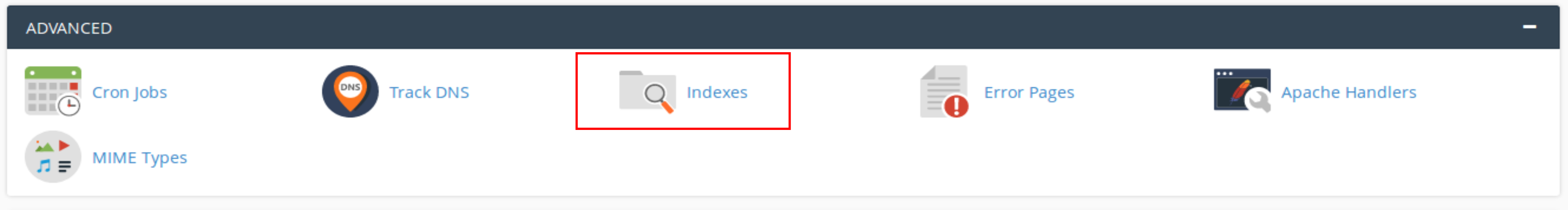 hosting cpanel-indeksy
