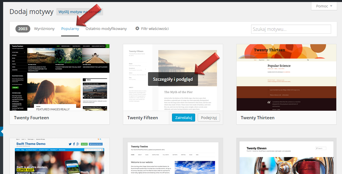 podglad motywu wordpress podglad motywu wordpress