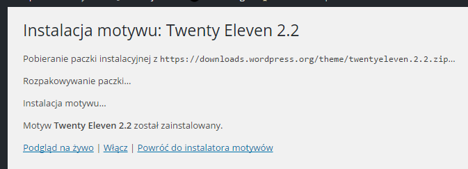 instalacja motywu wordpress instalacja motywu wordpress