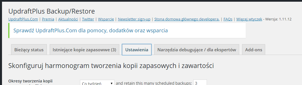 ustawienia wtyczki wordpress ustawienia wtyczki wordpress