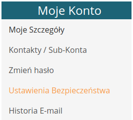 ustawienia bezpieczenstwa