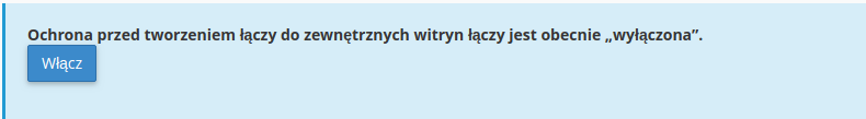 wlaczenie ochrony laczy wlaczenie ochrony laczy