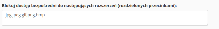 blokowanie dostepu do rozszerzen blokowanie dostepu do rozszerzen