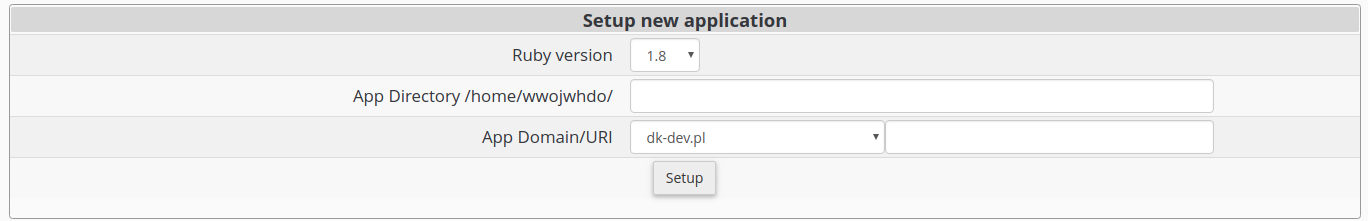 tworzenie aplikacji ruby